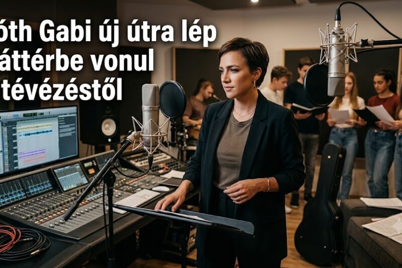 Tóth Gabi új fejezetet kezd: háttérbe vonul a tévézéstől és saját projektjeire fókuszál