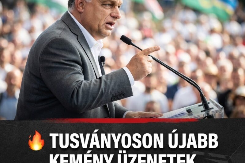 🔥 Tusványoson bukott le igazán Orbán? Olyat mondott, ami újabb politikai vitát indított