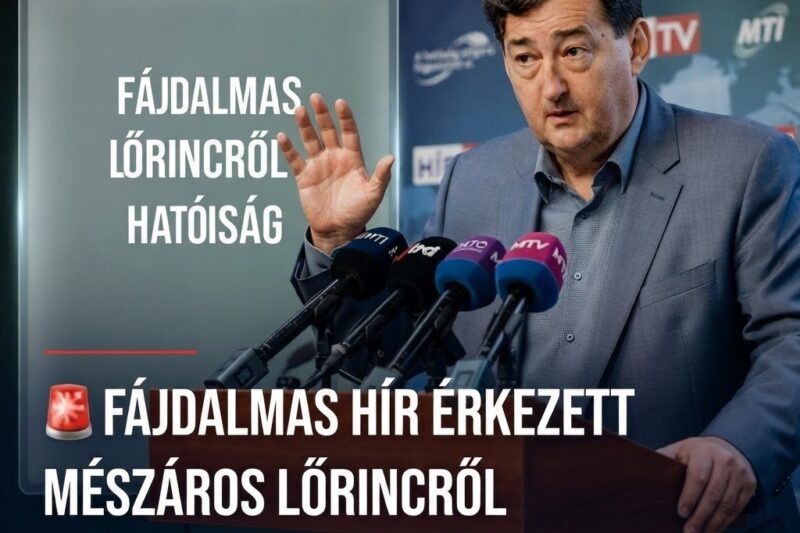 🚨 Mészáros Lőrinc fájdalmas hírt kapott – azonnali hatállyal lépett a hatóság! – Magyarország Kincsei