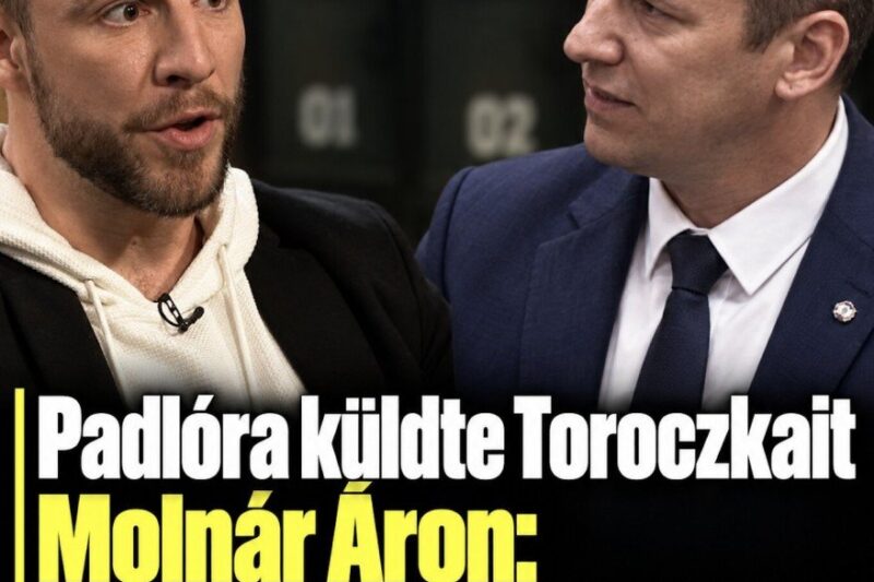 Padlóra küldte Toroczkait Molnár Áron:kegyetlenül visszanyalt a fagyi! – MindenegybenBlog – Magyarország Kincsei