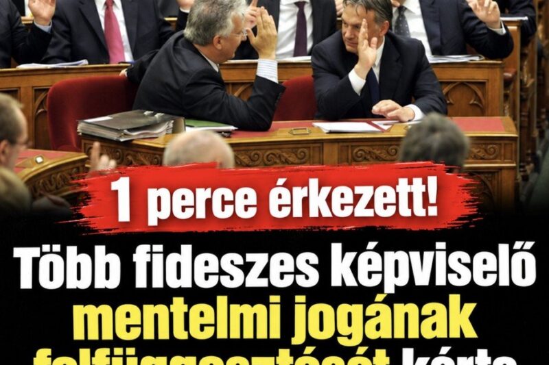 1 perce érkezett!Több fideszes képviselő mentelmi jogának felfüggesztését kérte a Központi Kerületi Bíróság! 👇 Cikk a hozzászólásoknál! – MindenegybenBlog – Magyarország Kincsei